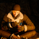 Prompto, sweetie, where did you get the winter gear? What hobo did you murder for those boots.